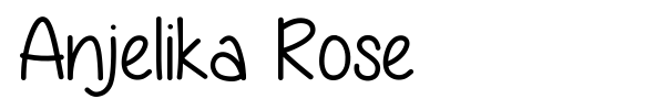 Anjelika Rose font preview